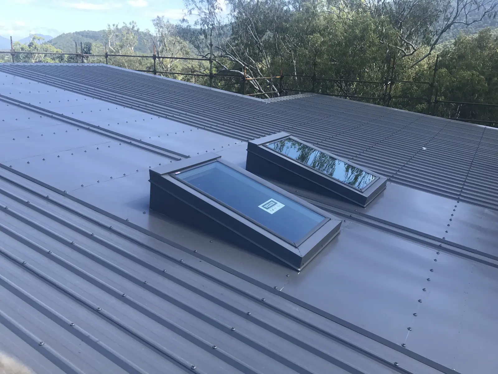 Skylights roofing by NBS Metal Roofing