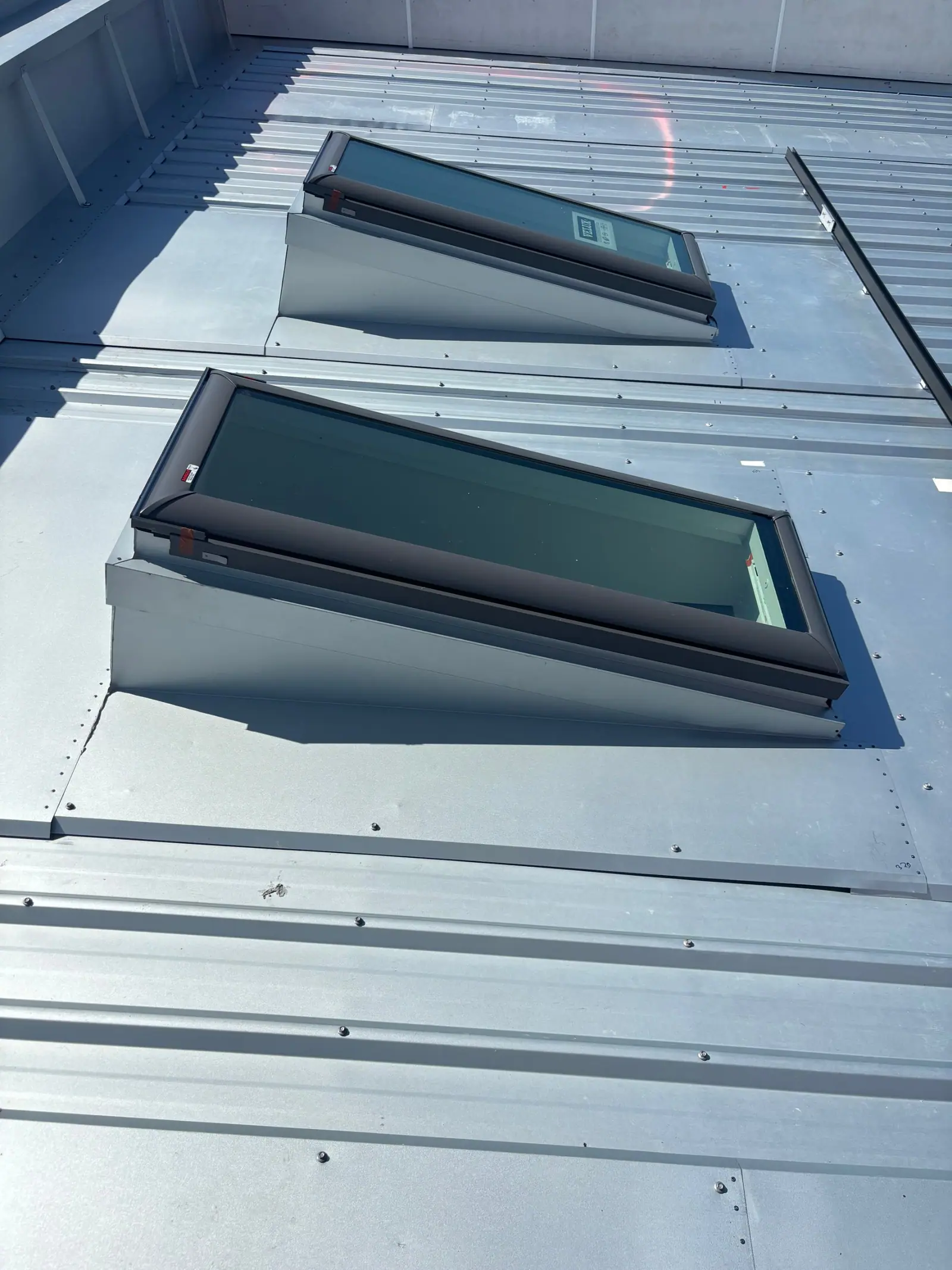 Skylights roofing by NBS Metal Roofing